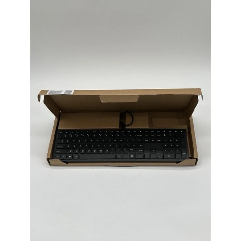 HP Lifestyle TPC-P001K 928922-001 Wired USB‎ Desktop Keyboard Black